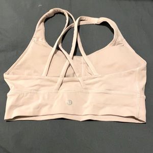 light pink lululemon sports bra